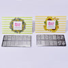 2Pcs Leaf Flower Nail Art Printing Plate Combination Set