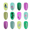 Dragonfly Flower Theme Rectangle Nail Stamping Plate Buttefly Design Nail Art Tool BBBXL-042
