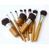 11Pcs Wood Handle Makeup Brush Set Blush Foundation Pro Cosmetic Brush