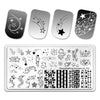 Nail art Stamping Plate Template Manicure Starry Sky Stars Design BeautyBigBang-Geometry-XL-010