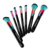 7Pcs Unicorn Rainbow Handle Eyebrow Blush Powder Makeup Brushes Kit