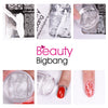 Double-end Silicone Clear Jelly Head Nail Stamper & Scraper Nail Stamping Tool