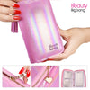 24 Slots Laser Holo Nail Stamping Plate Holder Case Round Square Rectangular Manicure Nail Art Plate Organizer