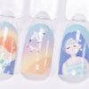 Beach Theme Water Decals Transfer Nail Art Stickers For Summer BBB024