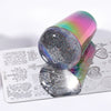 Laser Symphony Nail Art Silicone Seal Printing Nail Art Stamp Tool Set Free Squeegee Nail Art Transfer Stamp