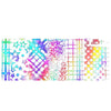 1Roll Holographic Multiple Patterns Nail Foil Nail Art Transfer Sticker