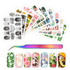 1Pc Rabbit Design Water Decals Transfer Nail Art Stickers For Easter Day BBB022