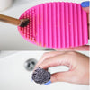 Egg Makeup Brush Cleaner Scrubber Board Makeup Brushegg