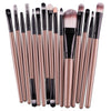 15Pcs Makeup Brushes Lip Blush Eyeshadow Brush Powder Cosmetic Brush Set