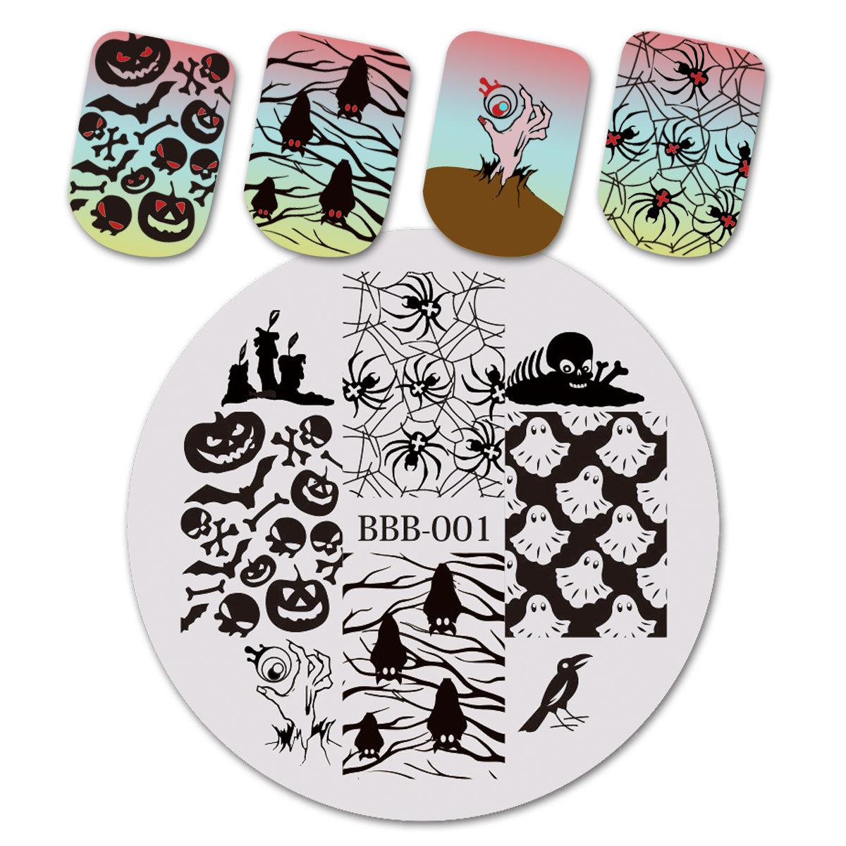 Creating Monster Zombie vs Icons Stamping Plate