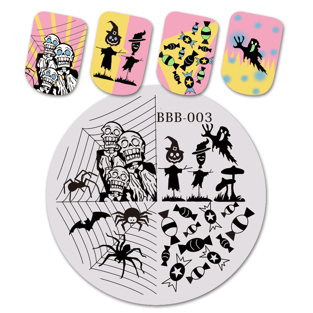 Creating Monster Zombie vs Icons Stamping Plate