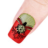 Star Flower Theme Rectangle Nail Stamping Plate Dot Design Nail Art Tool BBBXL-035