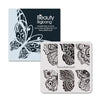 Butterfly Theme Wing Design Square Nail Art Stamping Plate BBBS-025