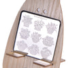 Flower Basket Vine Leaves Design Square Nail Art Stamping Plate BBBS-023