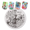 12Pcs Circle Nail Art Stamping Plate Set BBB-011/012/013/014/015/016/017/018/019/020/021/022