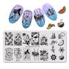 Fruit Beautiful Girl Design Rectangle Nail Art Stamping Plate For Summer BBBXL-071