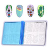 Leaves Theme Animals Pattern Rectangle Nail Art Stamping Plate BBBXL-078