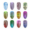 Bar Code Pattern Square Nail Art Stamping Plate For Manicure BBBS-033