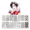 Emoji Facial Expression Round Nail Stamping Plate BBBXL-083