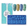 Lotus Line Flower Butterfly Manicure Nail Stamping Plate BBBXL-088