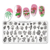 Flower Leaves Plants Nail Art Stamping Plates BBBXL-092