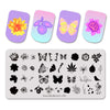 Flower Plants Leaves Nail Art Stamping Plates BBBXL-095
