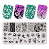 Flower Leaf Theme Nail Art Stamping Plate BBBXL-096