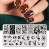 Flower Leaf Theme Nail Art Stamping Plate BBBXL-096