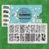 Flower Dandelion Patterns Stamping Template Nail Art Tools BeautyBigBang BBBXL-002