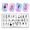 Characters Lines Fashion Woman Stamp Templates Geometric Printing Stencil Tools BeautyBigBang  BBBXL-001