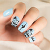 Animal Brird Geometric Silhouette Nail Plate Striped Line Templates Stainless Steel Stencil Tools BeautyBigBang BBBXL-001