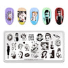 Ancient Style Nail Stamping Plates Retro Women Lips Character Design Fairy Tales Nail Art Stamps Template BeautyBigBang BBBXL-002
