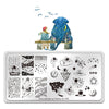 Marble Galaxy Star Universe  Image Stamp Templates Geometric Printing Stencil Tools BeautyBigBang BBBXL-002