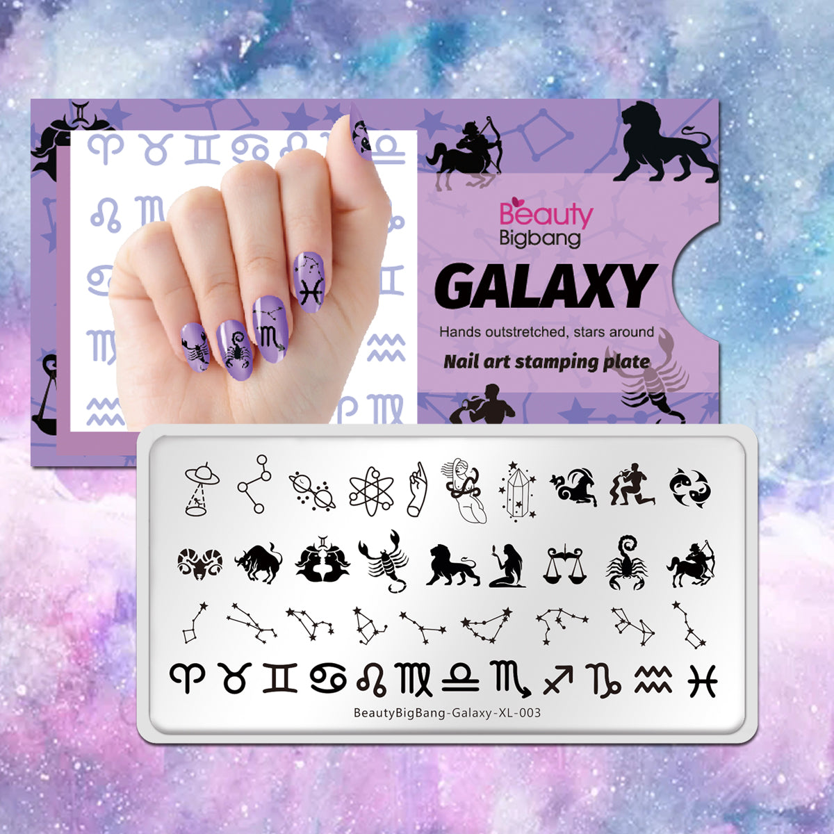Buy Constellation Nail Art Stickers, Holographic 3D Starry Sky Nail  Self-Adhesive Sticker, Chameleon Moon Stars Wave Line Arc Nail Art Decals  Design for Women Manicure Charms Decorations Transfer Decal Online at  desertcartINDIA