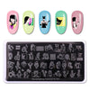 Nail Art Stamping Plate Template Girl Lady Design Manicure | Character XL-003 6*12cm