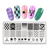 Nail Stamping Plate Template Nail Design Manicure | Geometry XL-003 6*12cm