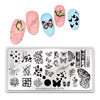 Nail Art Stamping Plate Template Butterfly Design Manicure | Animals XL-008  6*12cm