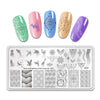 Nail Art Stamping Plate Template Geometry Design Manicure | Dot Lines-XL-003 6*12cm