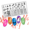 Nail Stamping Plate Xmas Christmas Snowman Santa Claus Snow Manicure Nail Art Image Template Manicure Stencils Tool