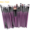 20Pcs Eyeshadow Makeup Brush Set Blusher Foundation Cosmetic Brushes