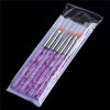 7pcs UV Gel Acrylic Nail Art Brushes Painting Pen Design Nail Art Tool