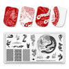 Animal Dragon Totem Themed Nail Art Stamp Templates Printing Stencil Tool BeautyBigBang XL-013