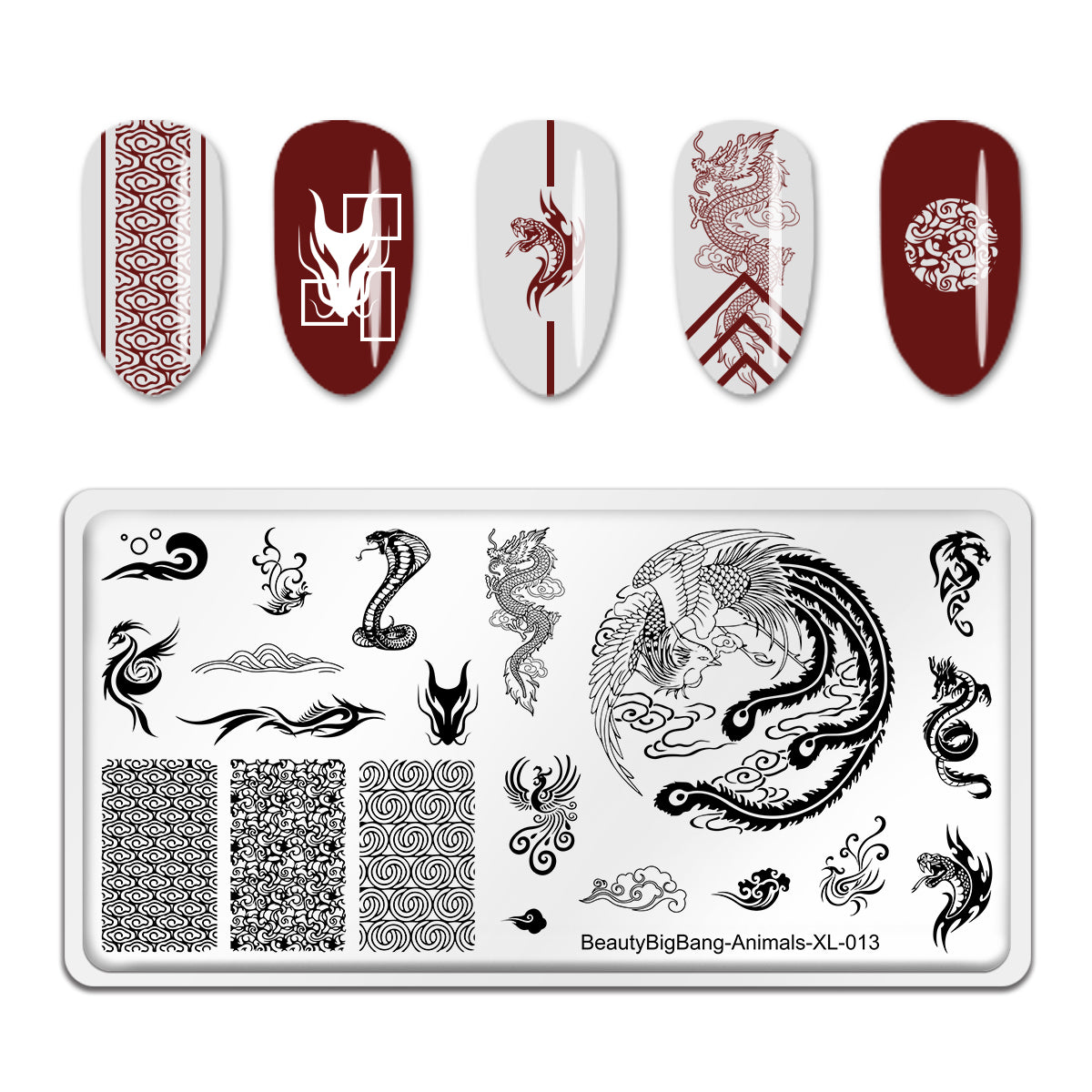 BeautyBigBang Animals Image Theme Nail Art Stamping Plate Animal