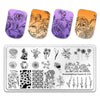 Nail art Stamping Plate Template Manicure Flower Leaves Plants BeautyBigBang-Flowers-XL-012
