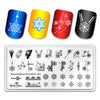 Nail art Stamping Plate Template Manicure Christmas Snow BeautyBigBang-Silhouette-XL-003