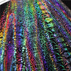 1Pc Geometric Sliver Star Holographic Laser Nail Foil Transfer Nail Stickers