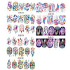 Owl Feather Nail Art Stickers Dreamcatcher Water Decals Nail Decoration
