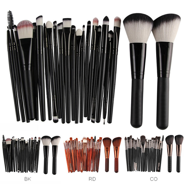 22pcs Makeup Brushes Blusher Eyeshadow Lip Powder Foundation Cosmetic Brush Set
