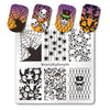 Halloween Nail Stamping Plate Skull Spider Cobweb Ghost Theme Plates