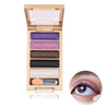 5 Colors Glitter Shimmer Diamond Eyeshadow Palette For Eye Makeup